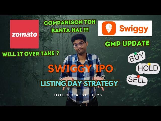 Swiggy IPO Listing Day Strategy | Zomato Vs Swiggy | Swiggy IPO GMP | ShareX India