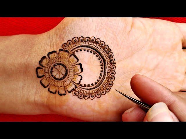 Simple And Stylish Palm Mehndi Design || Teej/Karwachauth/Diwali For all festival easy Mehndi Design