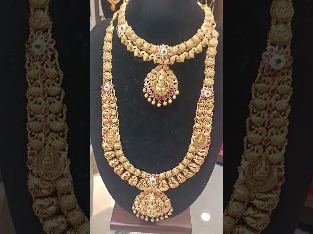 AK JEWELLERS #love gold long Lakshmi haram necklace #song #hindisong love  #specialsongs