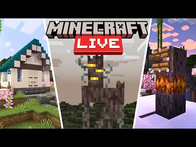 EVERY New Minecraft 1.22 FEATURE! The Creaking, Pale Gardens & HARDCORE! Minecraft Live 2024