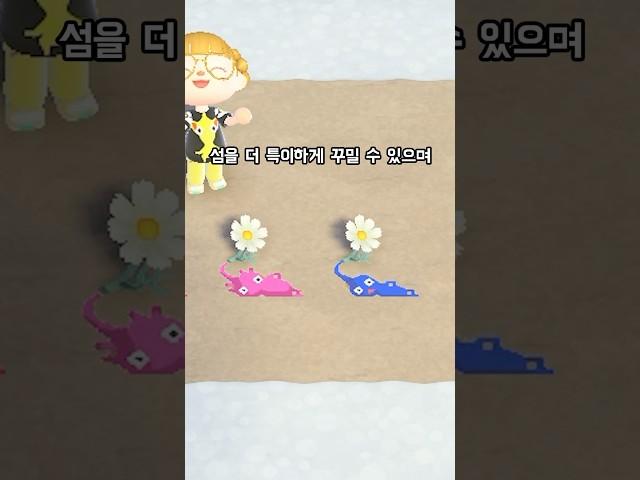 모동숲 피크민으로 초간단 섬꾸미기 
