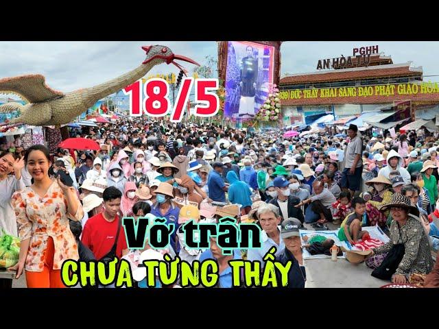 Vỡ trận: Triệu người chen lấn về PGHH đại lễ 18 tháng 5 đông nhất từ trước đến nay