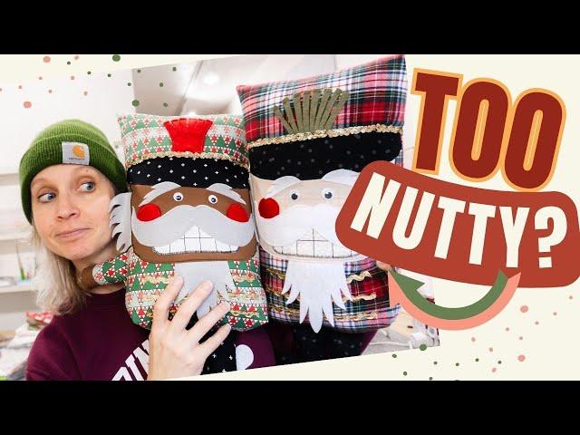 Learn to machine applique! (and make a silly Nutcracker pal :)