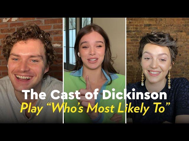 Dickinson Cast Plays "Who's Most Likely To" | POPSUGAR Pop Quiz