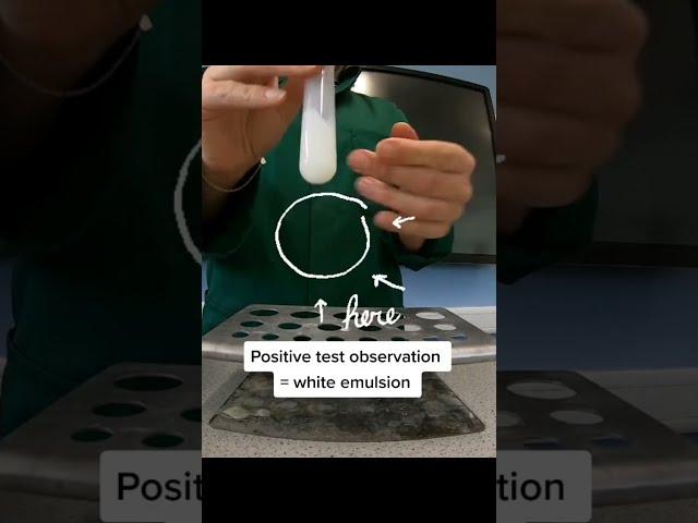 EMULSION test for LIPIDS