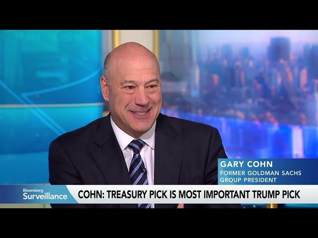 Top Treasury Pick Is Most Important to Trump, Cohn Says