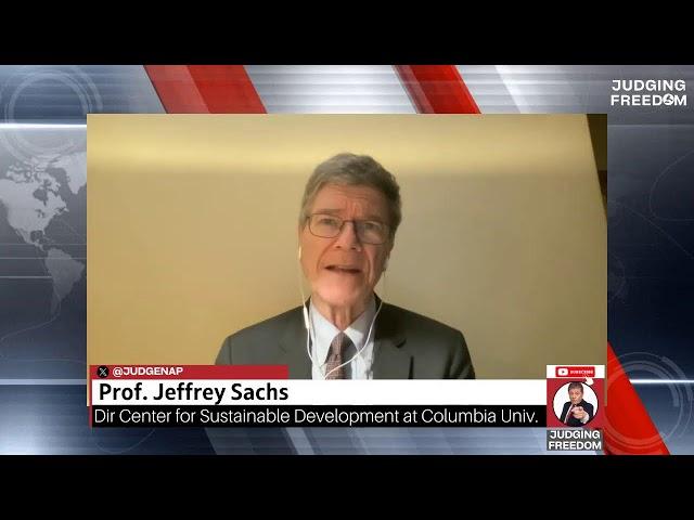 Prof. Jeffrey Sachs  :  Donor Class and MIC Impairing the US.