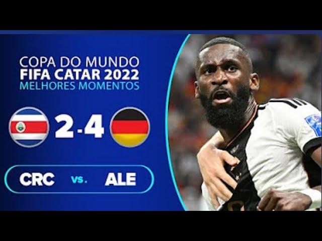 COSTA RICA 2 X 4 ALEMANHA COPA DO MUNDO QATAR 2022 MELHORES MOMENTOS