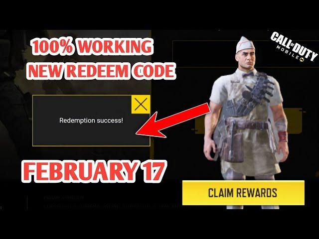 *New* February 17 Redeem Code Codm 2023 | Codm season 1 New Redeem Codes 2023