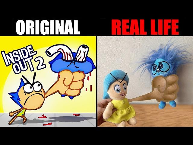 The Big Fail | Best TikToks of Inside Out 2 |  | Original vs Real Life