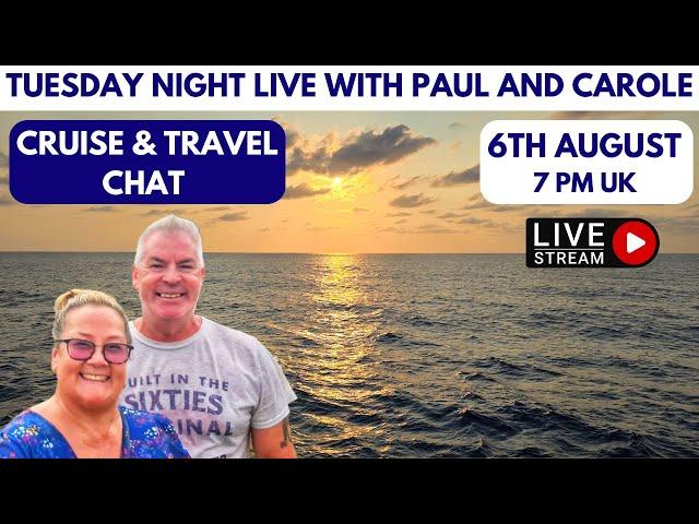 Join Our LIVE Q&A and Chat All About Cruise and Travel!