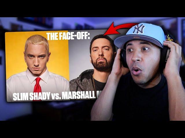 Slim Shady vs. Marshall Mathers: THE FACE-OFF (Reaction)