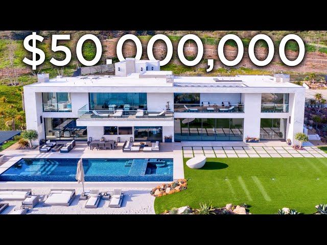 Inside a $50 Million Malibu MEGA Mansion on BILLIONAIRES BEACH