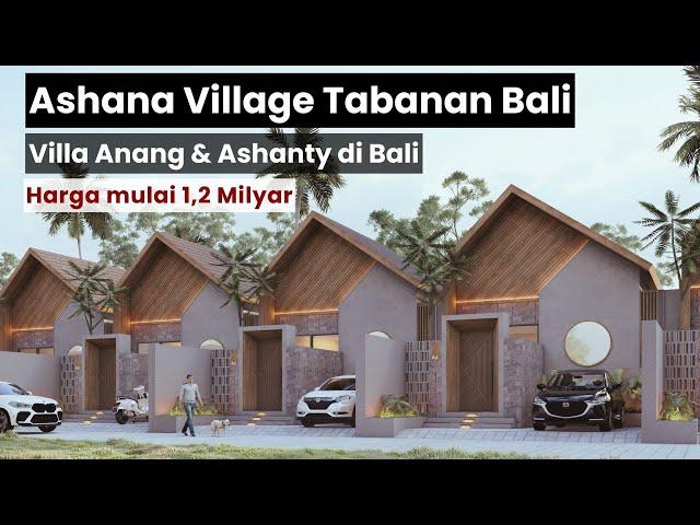 Villa dijual di Bali, Ashana Village, konsep Holiday Home, lingkungan asri dekat dengan Kota Tabanan