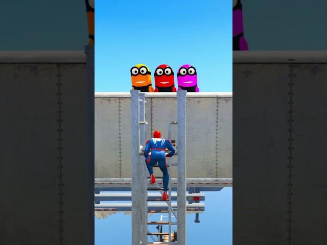 GTA 5 Epic Water Ragdolls | Spider-Man Jumps / Fails ep. 243 Euphoria Physics Funny Fails Spiderman