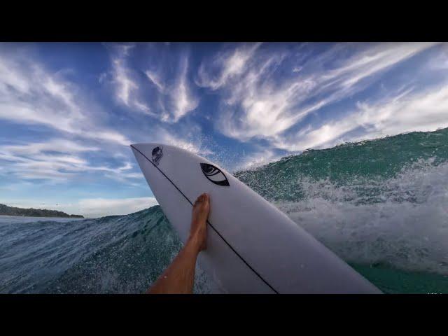 POV 4K RAW SUNSET SURF SESSION SUMATRA