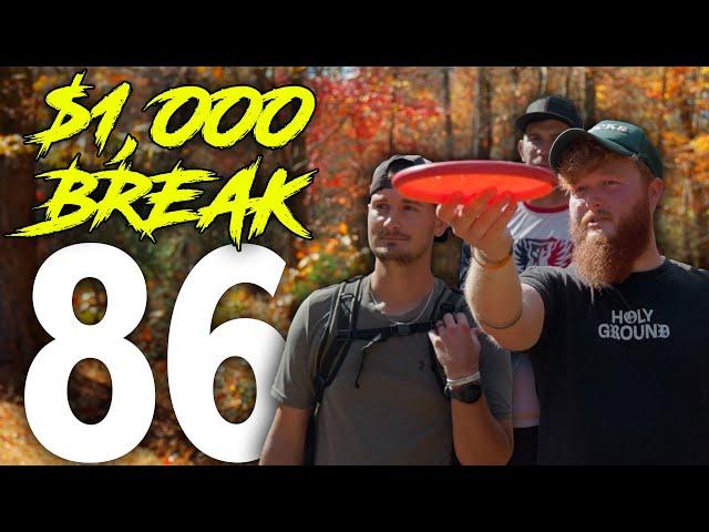 We Surprised Konner with Another Chance at Winning $1,000! | Break 86 Disc Golf Challenge