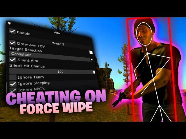 Using the BEST Rust Cheat While Legit CHEATING on Force Wipe