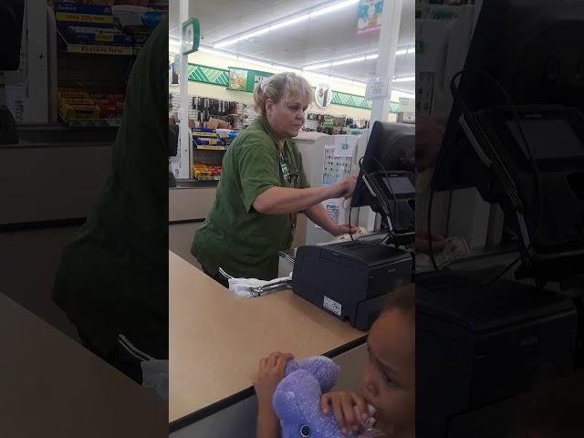 Rude lady at Dollar Tree