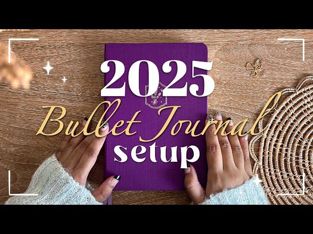 2025 bullet journal setup | simple & beginner friendly | PLAN WITH ME