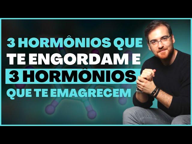 Descubra quais são os 3 hormônios que te engordam e os 3 que te emagrecem