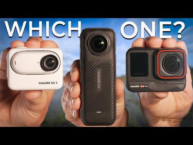 Best insta360 Camera: X4 vs GO 3 vs Ace Pro