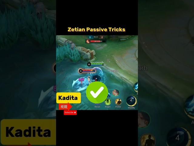 zetian Passive Tutorial Mobile legends #ml2b #zetian #mlbb #tutorial #mobilelegends