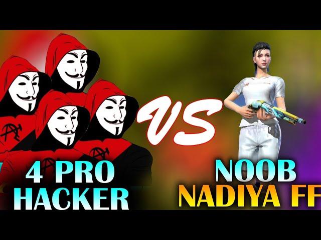 Hacker vs Nadiya ff | Garena Free Fire