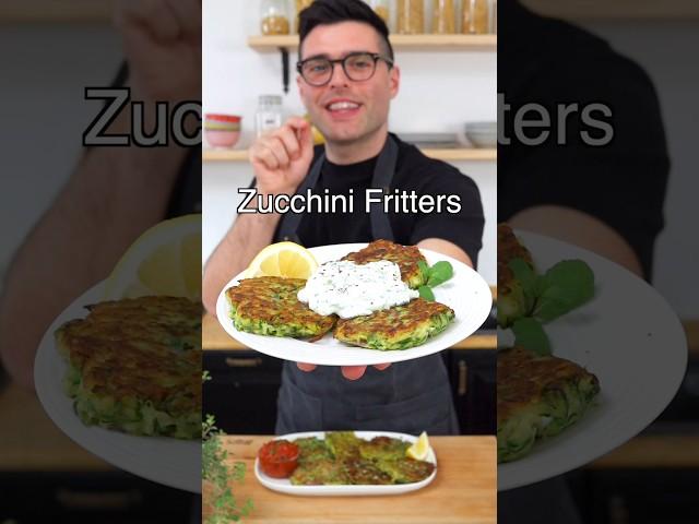 Zucchini Fritters (vegetarian & vegan)