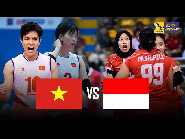 Full HD | Việt Nam vs Indonesia | Thanh Thúy - Bích Tuyền liên tục gieo sầu cho Megawati