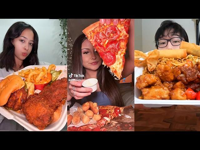 Asmr EATING | 60 | Buldak ramen, chicken Big Mac, Little Ceasars, Buckeye Brownies and more!