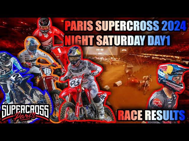 Jett Lawrence Crash Injury?, Tom Vialle Survive Injury, Paris Supercross 2024 (Saturday) RaceResults