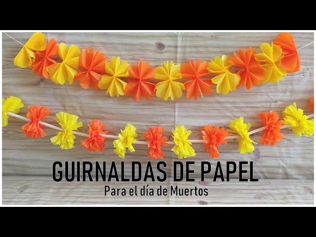 Como hacer una Guirnalda para el dia de muertos