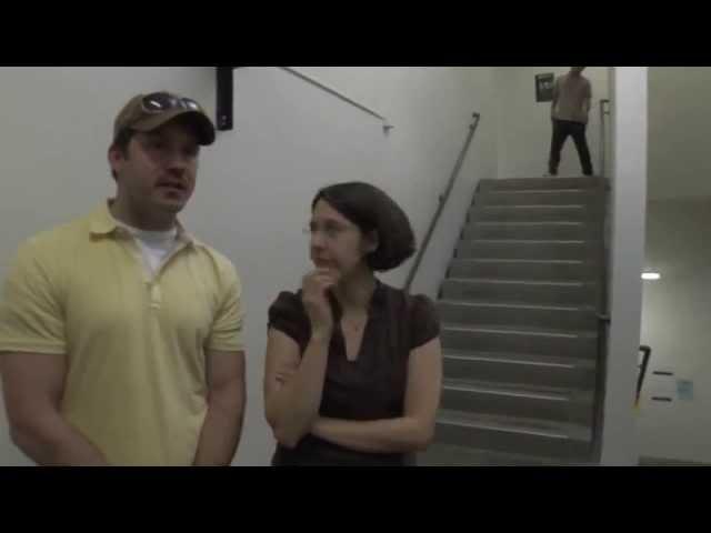 Amazing Stairwell Illusion and The answer - HD