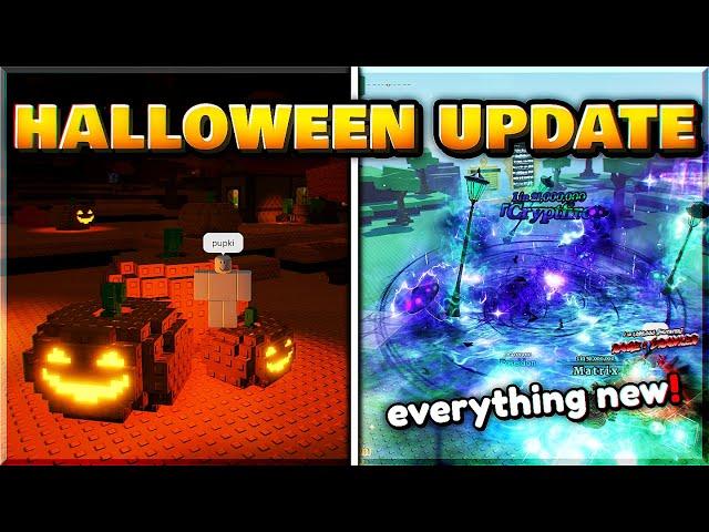 NEW HALLOWEEN UPDATE IS HERE! EVERYTHING *NEW* IN SOLS RNG NEW UPDATE!