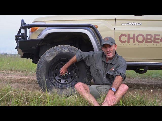 Wheel Hubs - Chobe Toyota Land Cruiser V6 4X4 Instructional Video (Safari)