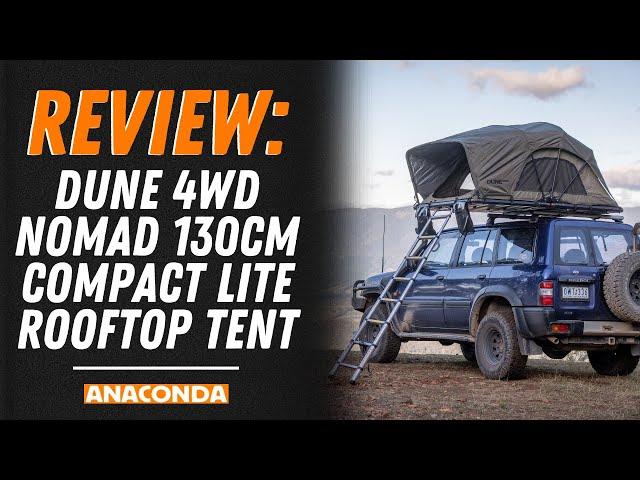 Dune 4WD Nomad 130cm - Compact Lite Rooftop Tent Review | Anaconda Stores