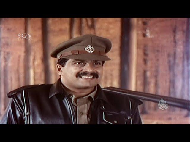 Shankarnag Arrest Doddanna for killing wife | Blockbuster Kannada Movie Top Scenes