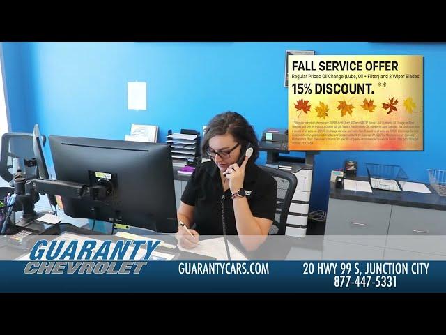 Autumn Adventures start at Guaranty Chevrolet