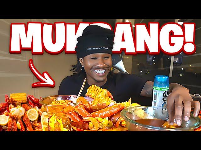 Duke Dennis Does A ASMR Spicy Sea Food MUKBANG! ️