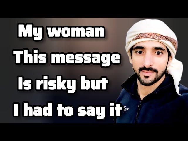 This Message Is Risky But I Had To | Sheikh Hamdan | Fazza Prince of Dubai | Fazza Poems