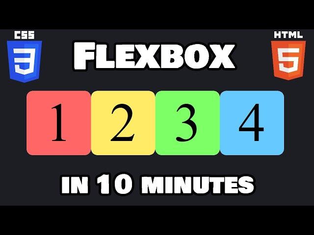 Learn CSS flexbox in 10 minutes! 