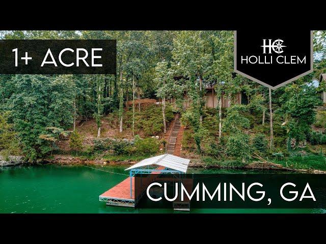 Lake Lanier Real Estate: 1+ Acre on Prestigious Lanier Drive in Forsyth County GA