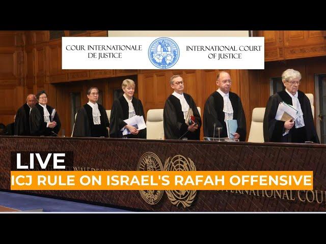 The International Court of Justice (ICJ) delivers an Order in the case South Africa v. Israel