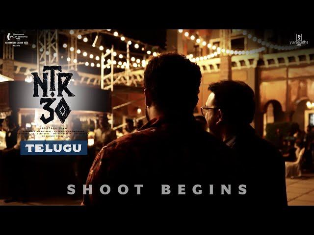 #NTR30 Shoot Begins - Telugu | NTR | Janhvi Kapoor | Koratala Siva | Anirudh Ravichander