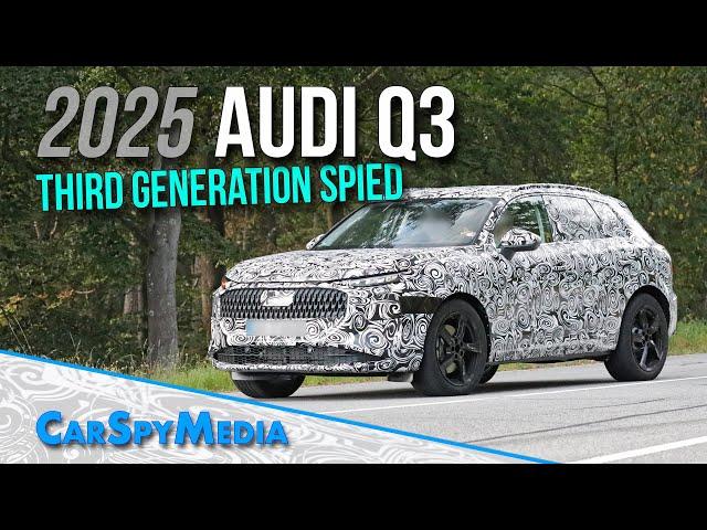 2025 Audi Q3 Prototype Third Generation Spied For the First Time