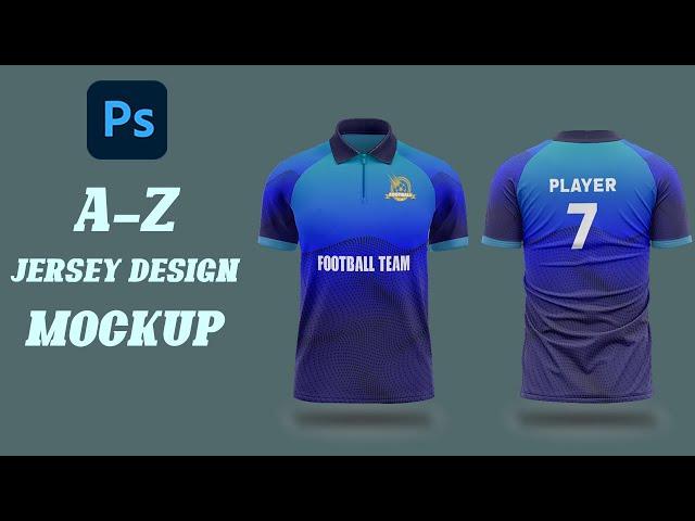 How to Make Jersey Mockup in Photoshop | T-shirt Mockup Photoshop Tutorial Bangla | Football Soccer