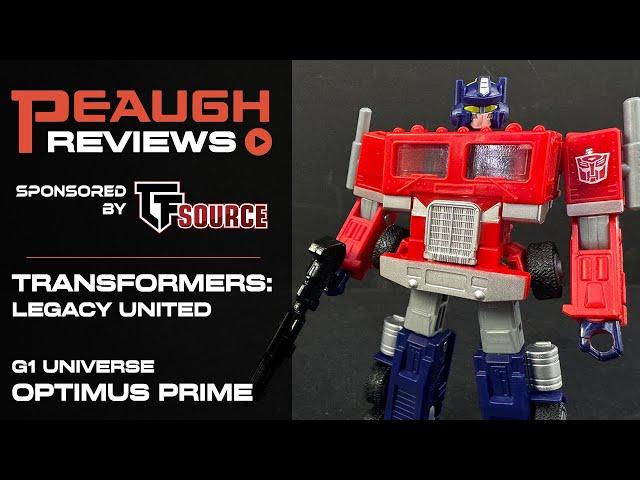 Video Review: Transformers Legacy United - G1 Universe OPTIMUS PRIME