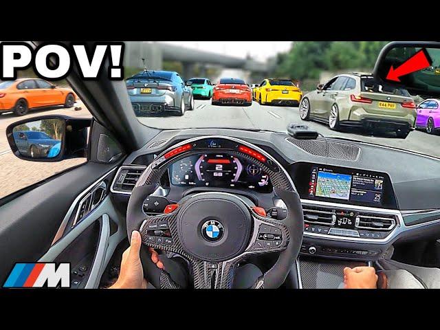 You Drive A Straight Piped BMW M4 G82 To The BIGGEST BMW CAR MEET ON EARTH [LOUD EXHAUST POV]