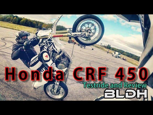 Honda CRF 450 Supermoto | test ride and review | BLDH